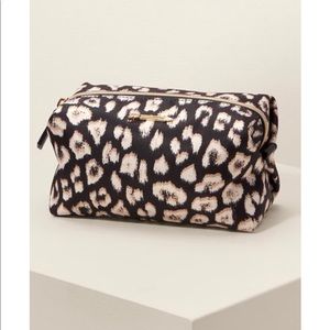 Stella & Dot Leopard Pouf Bag